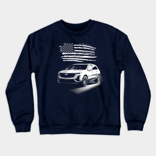 Cadillac Lyriq - us flag Crewneck Sweatshirt